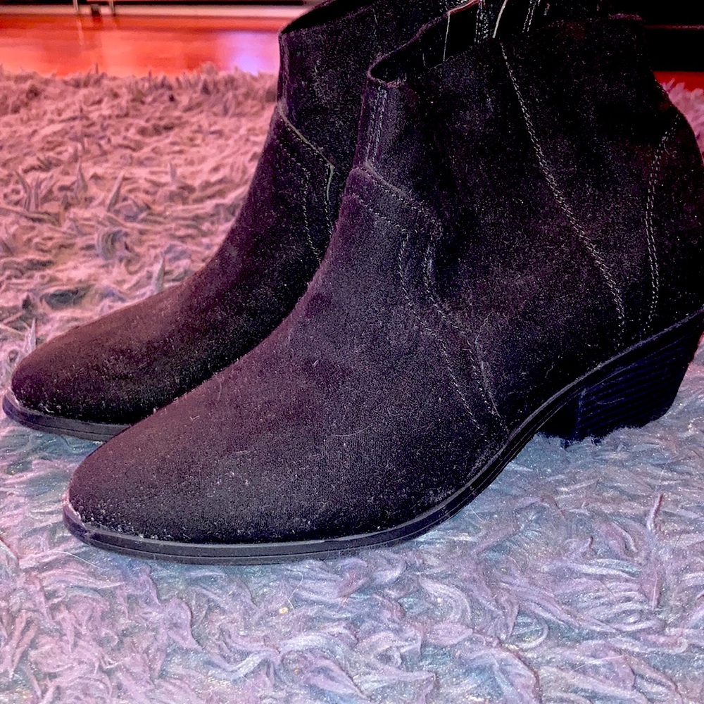 Time And Tru Black Booties
